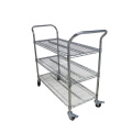 Chrome Wire Mesh Shelf Metal Wire Shelves ESD Wire Trolley